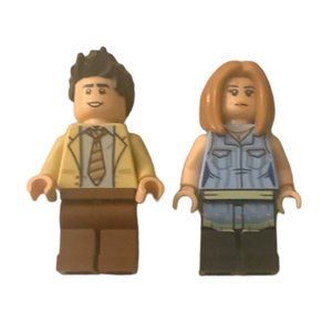 Lego Ross Geller and Rachel Green Friends Television Series Minifigures